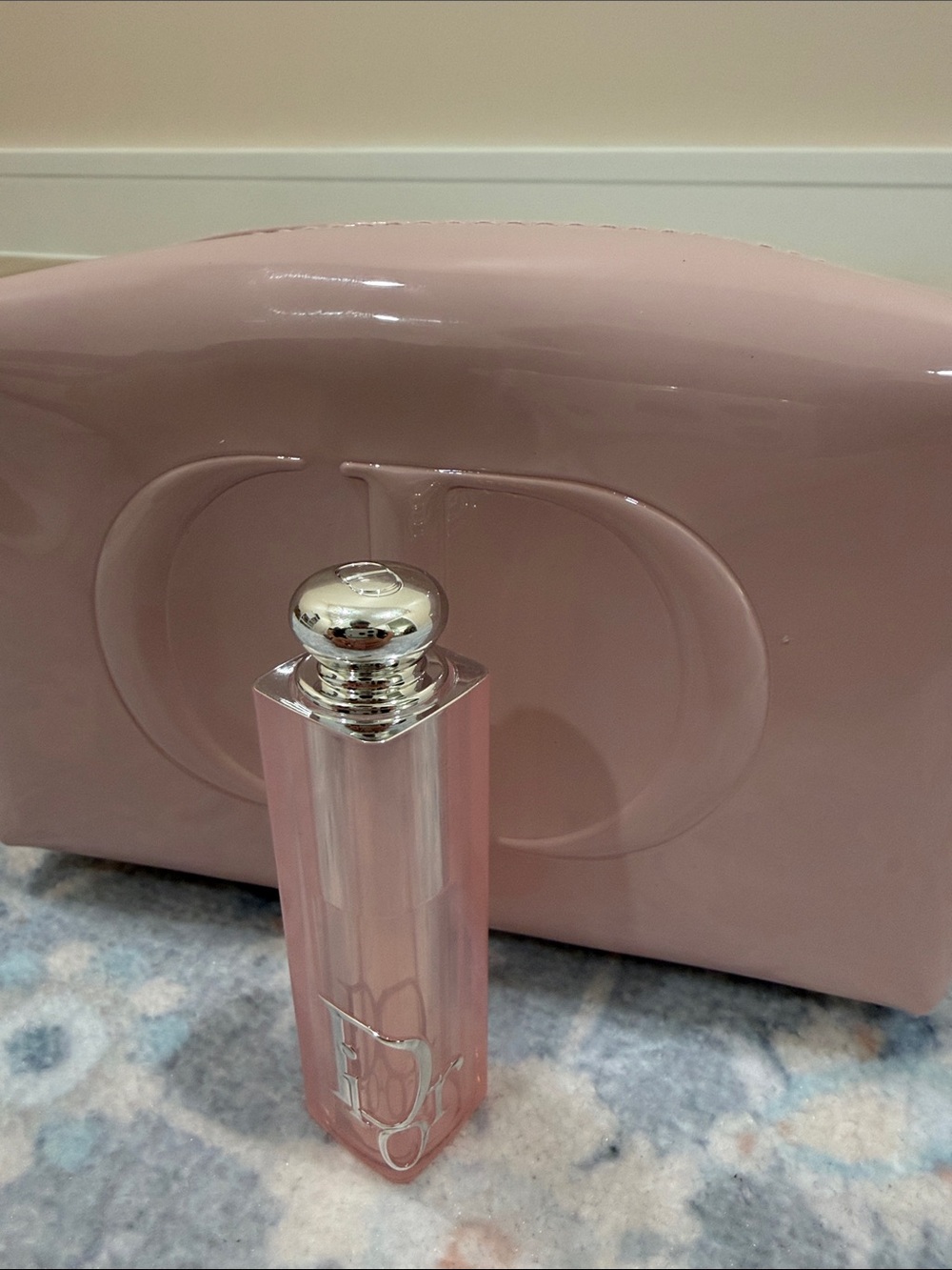 Dior Lip Addict Glow Balm with Blush Pink Pouch - Picture 10 of 10